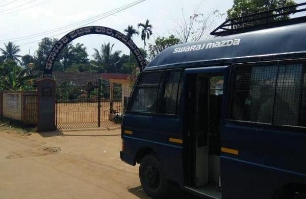 Girls wearing scarves were stopped from entering the school in Nellahudikeri in Kodagu district