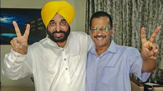 Aam Aadmi Party won the hearts of the people of Punjab, won with 92 seats