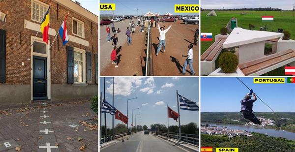 Some Interesting Pictures of International borders