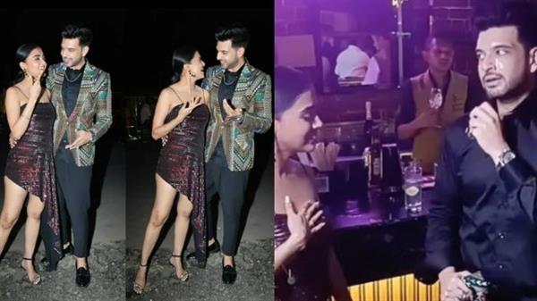 TV's famous couple Karan Kundrra and Tejashwi Prakash were seen at the party of the lockup show