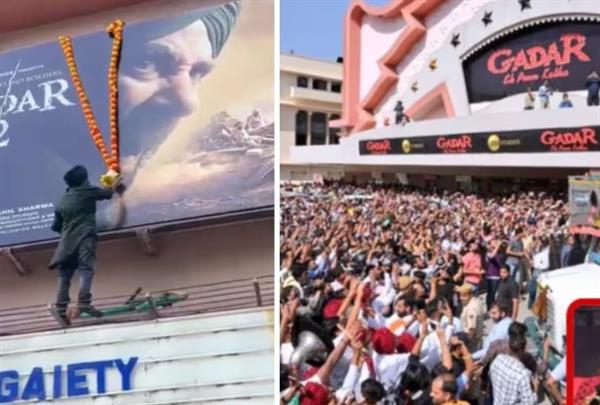 नी देओल की 'गदर 2' ने देशभर के सिनेमाघरों में धूम मचाई, सोशल मीडिया पर #Gadar2HuiJantaKi ट्रेंड.