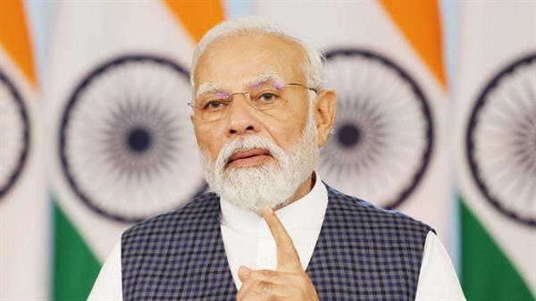 Diplomatic Stance: PM Modi Affirms India's Support for Humanitarian Aid to Gaza, Advocates a Two-State Solution