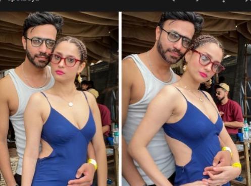Ankita Lokhande responds to altered pregnancy photos with laughter, dismissing rumors.