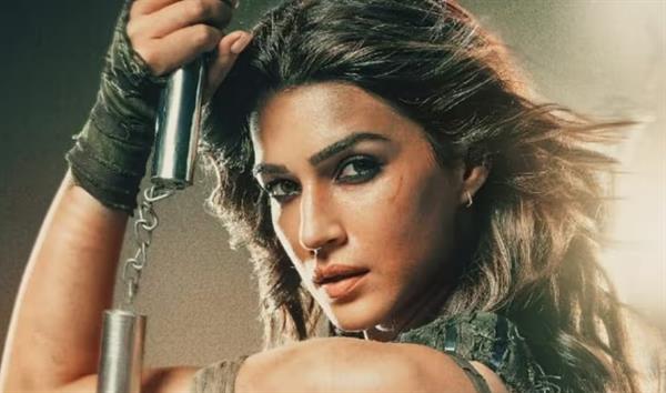 Kriti Sanon's remarkable transformation into a fierce action powerhouse for Ganapathy.