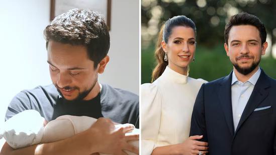 Jordan Crown Prince Hussein’s heartwarming moment with his newborn daughter.