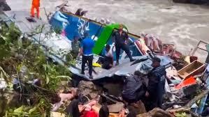 Nepal accident: 27 Indian tourists killed, 16 injured after bus falls into river.