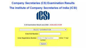 ICSI Result 2024: CS Executive result out on icsi.edu