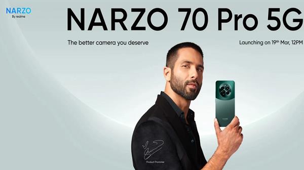 Realme Narzo 70 Pro 5G भारत में हुआ लॉन्च, जानें कीमत और फीचर्स।