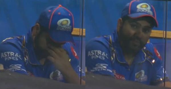 बल्ले से खराब प्रदर्शन के बाद ड्रेसिंग रूम के अंदर रो पड़े रोहित शर्मा!