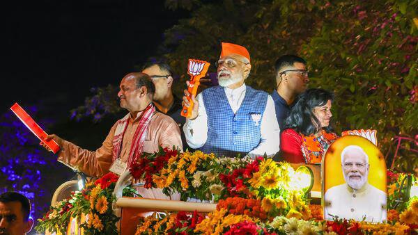 BackBack From two seats in 1984 to 303 in 2019…: PM Modi on BJP's growth trajectory in last 40 years