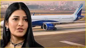 Shruti Haasan criticizes IndiGo for a delay exceeding four hours without any updates.