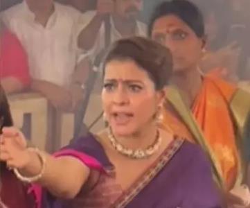 People entered Durga Puja pandal wearing shoes, Kajol screamed in anger, video goes viral